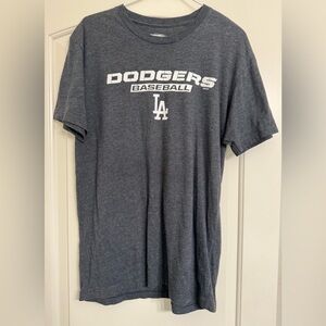 MLB Genuine Merchandise Dodgers Baseball Tee - Dark Gray